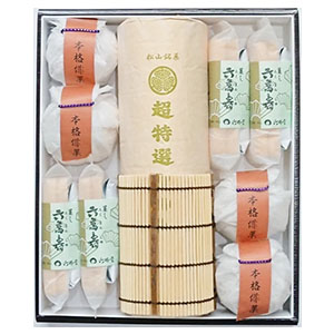 愛媛 六時屋 六寶詰(超特選タルト小1、栗俳菓4、六萬寿4) 【冬の贈りもの・お歳暮】【NN】