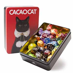 DADACA CACAOCAT缶 14個入 RED (チョコレート14個入)【イオンのクリスマス】