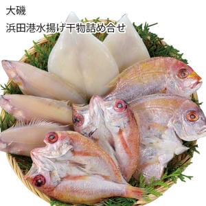 島根 大磯 浜田港水揚げ干物詰合せ のどぐろ2枚、白いか2枚、笹かれい3枚、蓮子鯛2枚【お届け期間:11月11日〜1月10日】【旬鮮便】【NN】