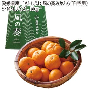 愛媛県産 JAにしうわ 風の奏みかん(ご自宅用) S・M・Lサイズ 5kg【お届け期間:11月20日〜12月28日】【MK】
