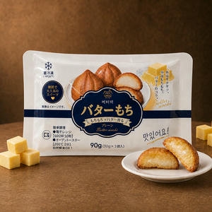 ケーアール バター餅 3個入(90g)【＠FROZEN】