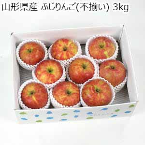 山形県産 ふじりんご(不揃い) 3kg【限定500点】【お届け期間：11月10日〜12月10日】【ブラックフライデー】
