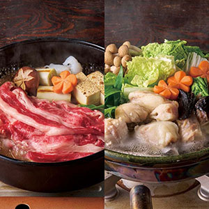 国産 牛バラすき焼き鍋/国産 あんこう鍋【お届け期間：12月5日〜12月15日】【ブラックフライデー】
