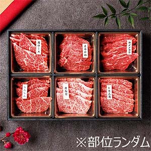 滋賀 近江牛 希少部位6種盛(部位ランダム) 400g 【ブラックフライデー】【NN】