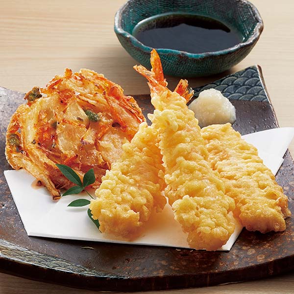 大満足！温めるだけのお手軽天ぷらセット