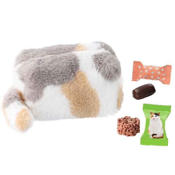 猫好きさん大歓喜！もふもふポーチ付きチョコレート