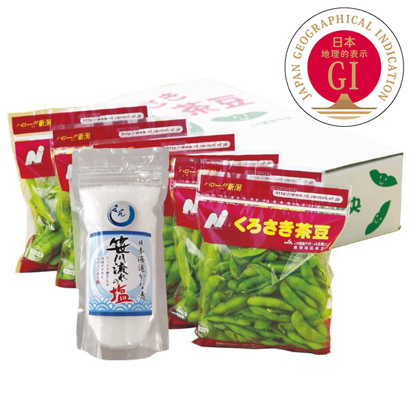 夏のお楽しみ、くろさき茶豆をこだわりのお塩とともに